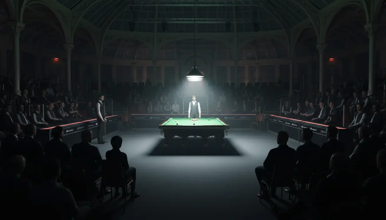 The Masters snooker Alexandra Palace met speler en publiek