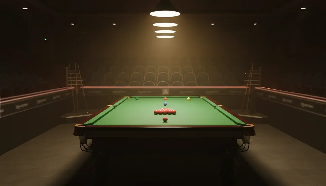 UK Championship snooker York Barbican met groene tafel
