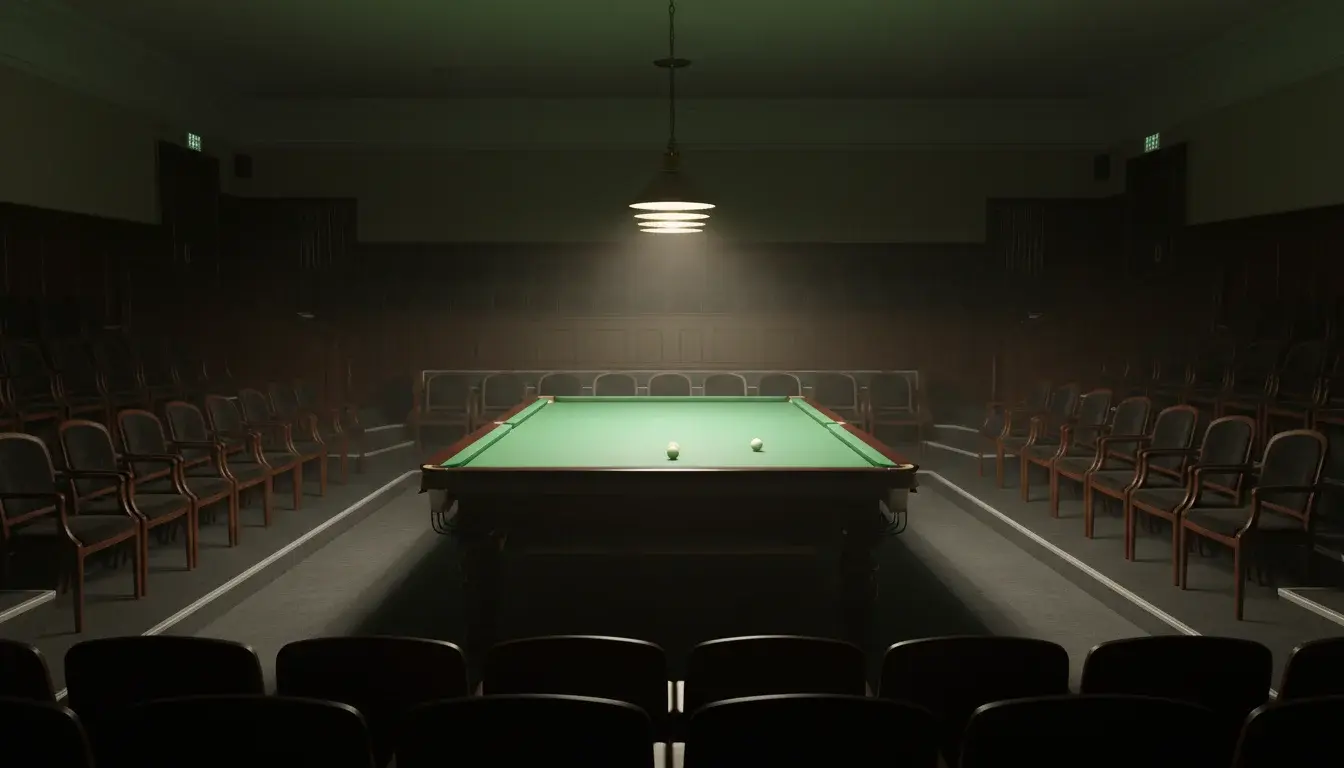 WK Snooker The Crucible Theatre Sheffield met snookertafel